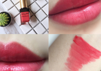西瓜紅口紅是什么顏色？西瓜紅口紅試色