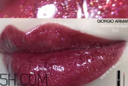 阿瑪尼黑管503是什么顏色？阿瑪尼黑管503試色