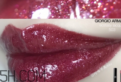 阿瑪尼黑管503是什么顏色？阿瑪尼黑管503試色