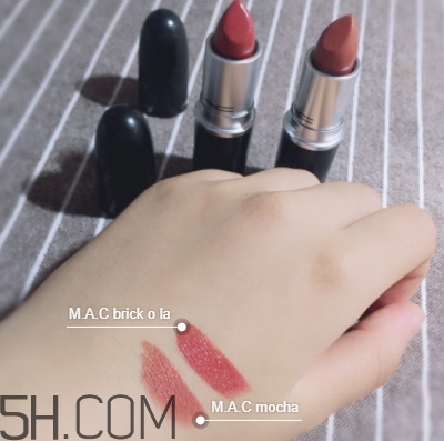 mac mocha和brick哪個(gè)好看？mac mocha和brick試色對比