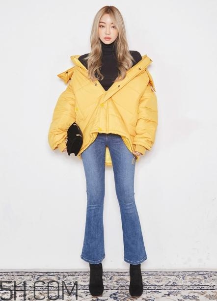 黃色棉服怎么搭配？黃色棉襖搭配圖片