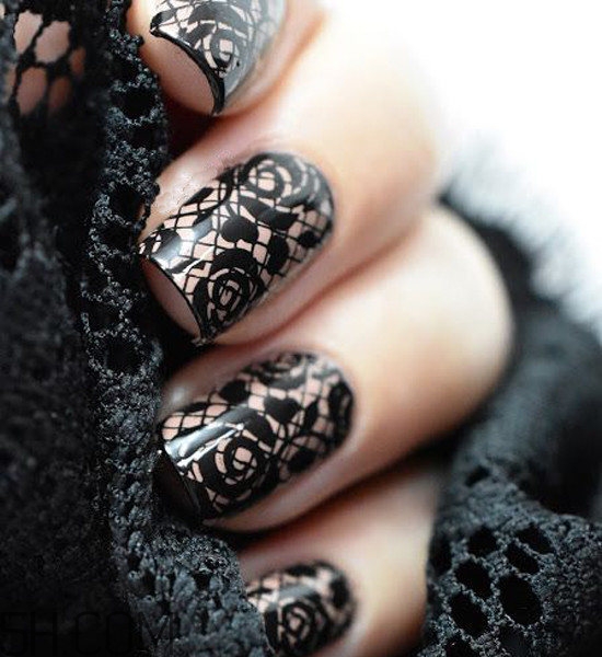 春天什么樣的美甲好看？美甲蕾絲款式圖片大全