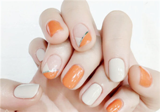 適合秋冬的暖色系美甲圖片 日常簡約好看的美甲