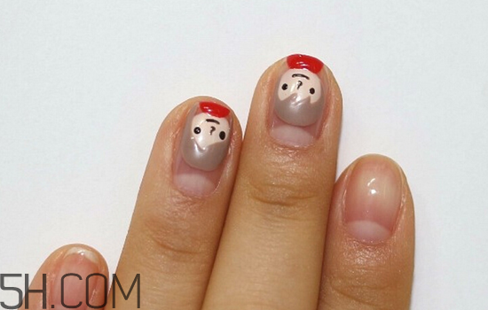 做磨砂美甲多少錢？卡通人物美甲教程步驟