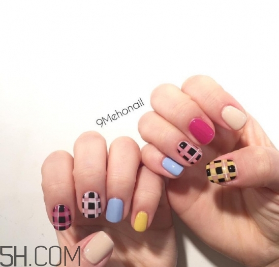 水染美甲用的什么指甲油？2018秋冬美甲最新款圖片