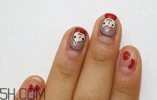 做磨砂美甲多少錢？卡通人物美甲教程步驟
