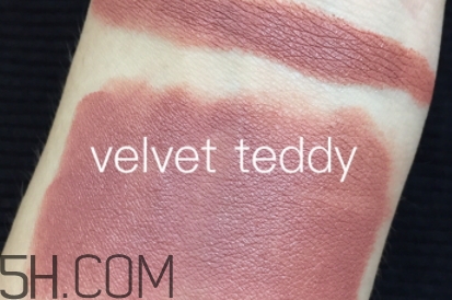 mac velvet teddy是什么顏色？mac velvet teddy試色