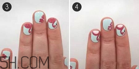 為什么美甲店做的指甲不容易掉？ins火烈鳥美甲圖案教程