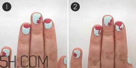 為什么美甲店做的指甲不容易掉？ins火烈鳥美甲圖案教程