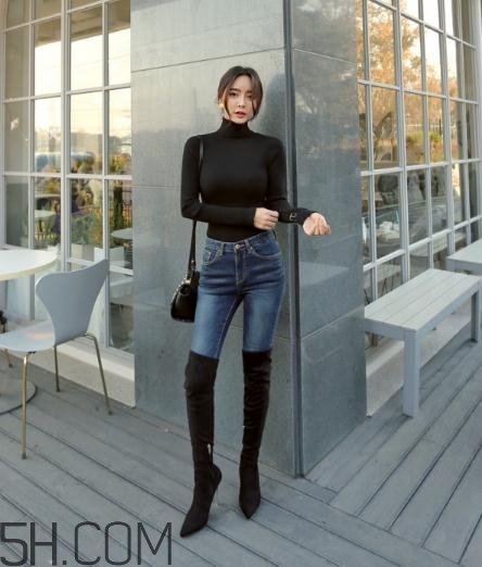 冬天穿牛仔褲配什么鞋子？冬天牛仔褲搭配鞋子圖片