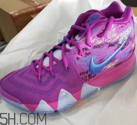 nike kyrie 4 multi color鴛鴦配色實物諜照什么樣？