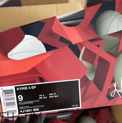 nike kyrie 4 multi color鴛鴦配色實物諜照什么樣？