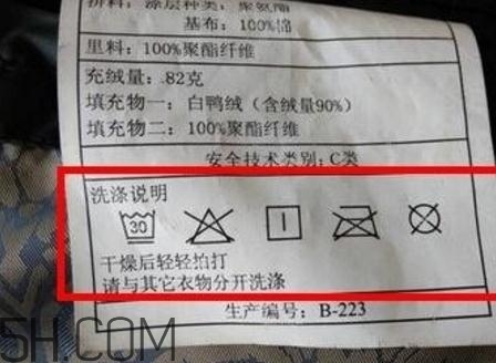 羽絨服標(biāo)簽上的圖什么意思？羽絨服標(biāo)牌怎么看？