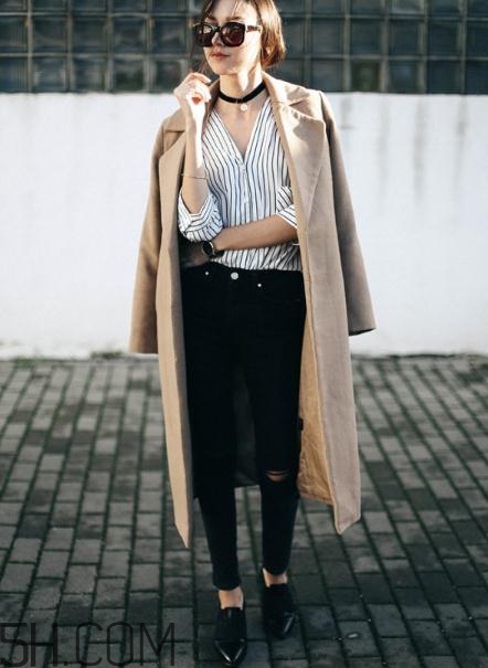 羊絨大衣搭配什么鞋子？羊絨大衣搭配鞋子圖片