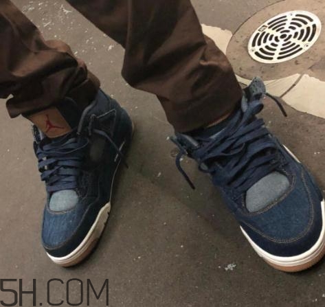 levis與air jordan 4聯(lián)名款實(shí)物什么樣_多少錢？