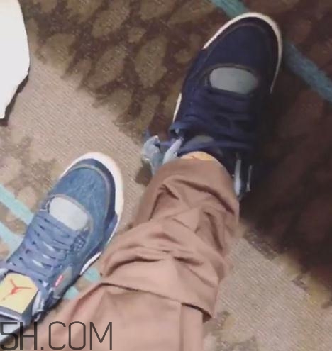 levis與air jordan 4聯(lián)名款實(shí)物什么樣_多少錢？