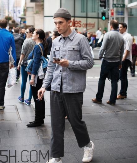 男士九分褲配什么襪子好看？男士九分褲搭配襪子圖片