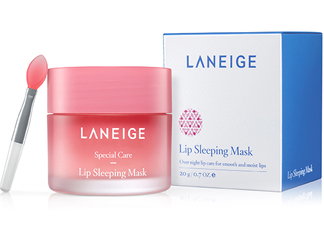 蘭芝夜間唇膜每次敷多厚？每次用多少？