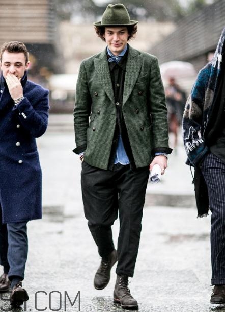 男士九分褲配什么鞋子好看？男士九分褲搭配鞋子圖片