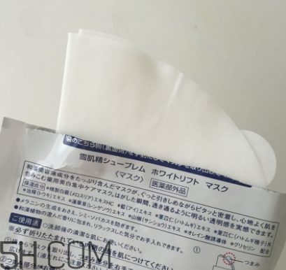 雪肌精純怡美白面膜薄不??？是蠶絲面膜嗎？