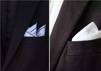 口袋巾的四種折法與面料選擇