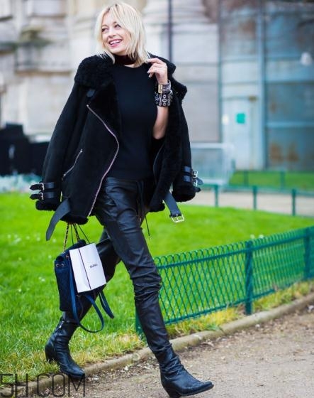 皮毛一體什么顏色好看？皮毛一體外套搭配圖