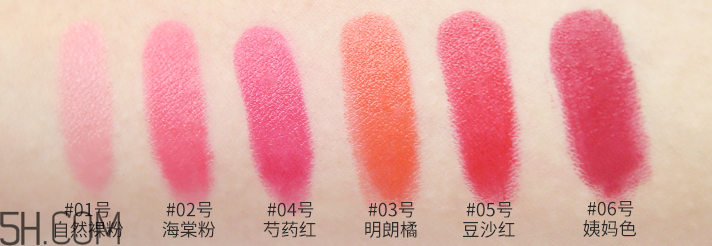 韓熙貞按壓唇膏色號大全_韓熙貞按壓唇膏真人試色 韓熙貞按壓唇膏色號大全_韓熙貞按壓唇膏真人試色