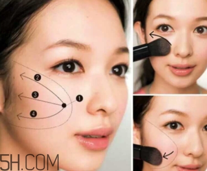 腮紅刷怎么用？腮紅刷使用步驟