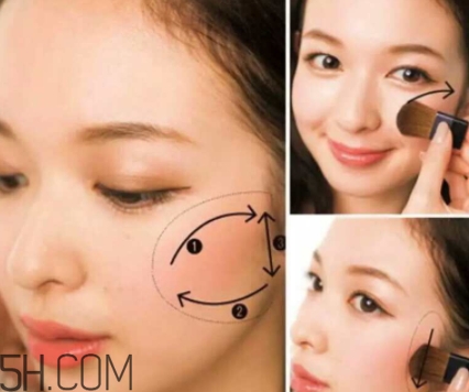 腮紅刷怎么用？腮紅刷使用步驟