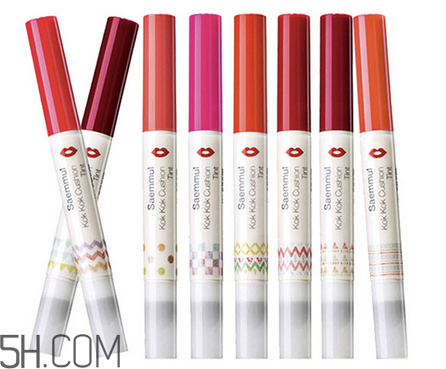 得鮮氣墊口紅色號怎么選？the saem得鮮氣墊口紅試色