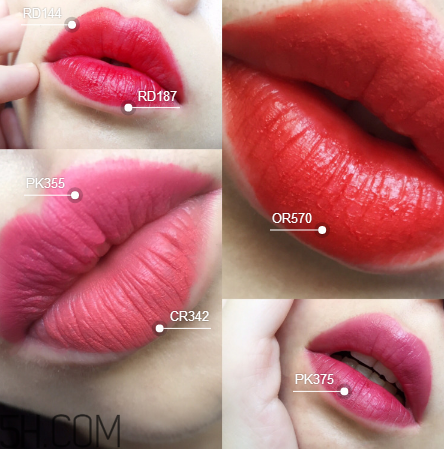 植村秀柔霧系列最全試色 你適合什么顏色？