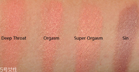 nars腮紅哪個(gè)色系顯白？nars腮紅全試色