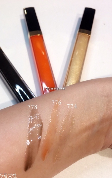 香奈兒可可小姐唇露748什么色？香奈兒水晶糖光透唇釉全試色