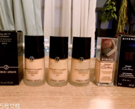紀(jì)梵希和阿瑪尼粉底液哪個好？