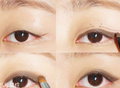 單眼皮怎么化大眼妝？媲美開眼角的大眼妝