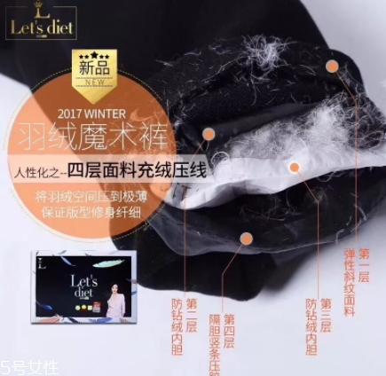 lets diet羽絨褲多少錢？lets diet羽絨褲保暖又修身