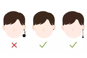 耳飾該怎么挑選？大臉適合耳釘