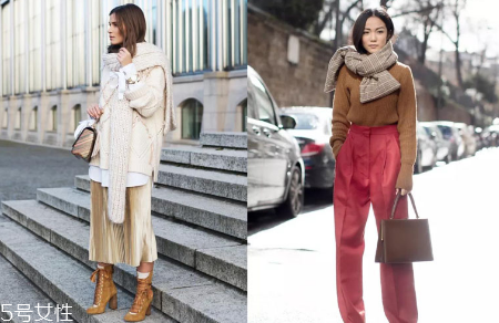 2018年流行什么款式圍巾？你與時髦之間只差它了