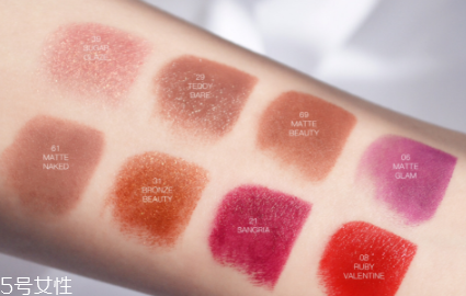 Milani口紅色號(hào)哪個(gè)適合黃皮？5號(hào)適合