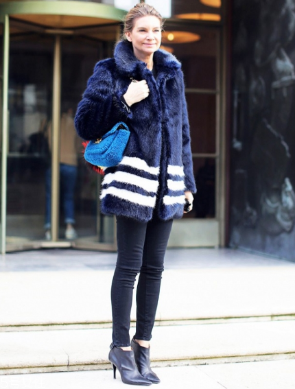 藍(lán)色皮草怎么搭配？盡顯高貴迷人氣質(zhì)