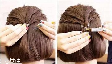 短發(fā)怎么做新娘造型？編發(fā)好看又簡單