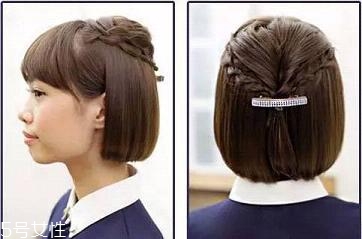 短發(fā)怎么做新娘造型？編發(fā)好看又簡單
