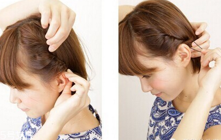 短發(fā)怎么做新娘造型？編發(fā)好看又簡單