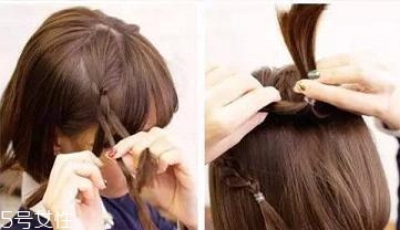 短發(fā)怎么做新娘造型？編發(fā)好看又簡單