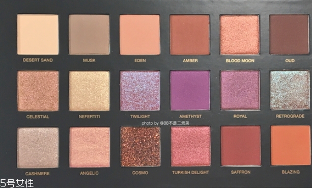 huda beauty沙漠盤色號試色 huda beauty沙漠盤色號試色