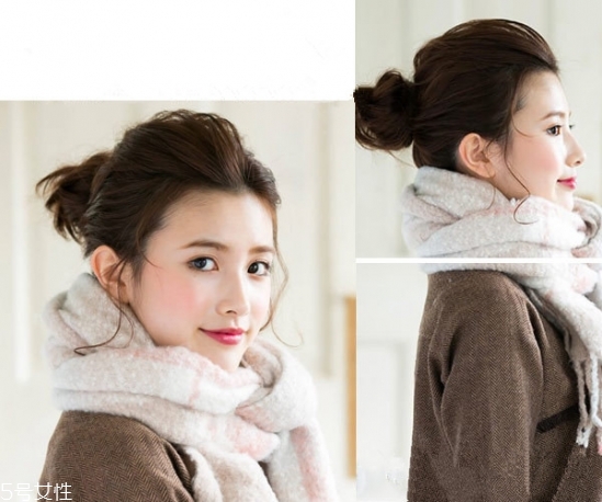 冬天系圍巾怎么扎頭發(fā)？適合搭配羽絨服的發(fā)型