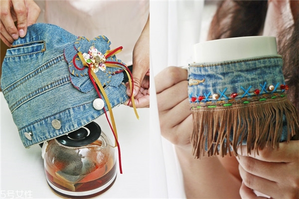 舊衣服改造保濕杯套教程 風(fēng)格多變 舊衣服改造保濕杯套教程 風(fēng)格多變