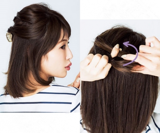 披肩發(fā)怎么扎好看？披肩發(fā)好看扎發(fā)圖解