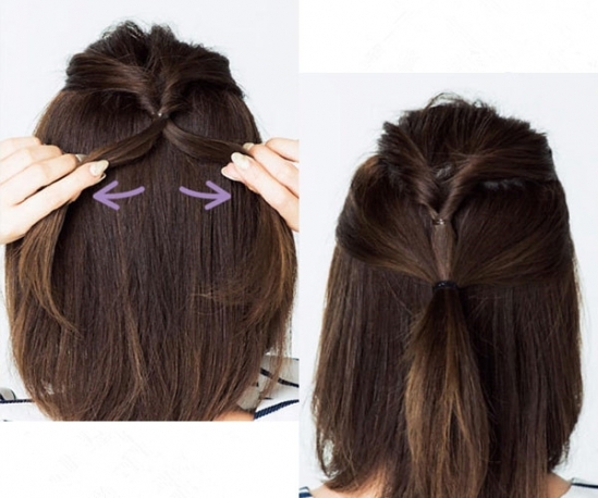 披肩發(fā)怎么扎好看？披肩發(fā)好看扎發(fā)圖解