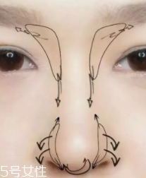 怎么把鼻梁畫高？小白都能駕馭的四步鼻梁修容法